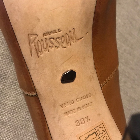 Jerome Rousseau booties never worn outdoors! - Picture 3 of 4